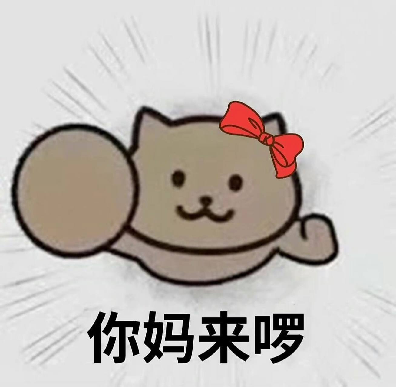 你妈来啰表情包 我爸妈根本不会配合我  还透露着嫌弃 只有我妹配合我