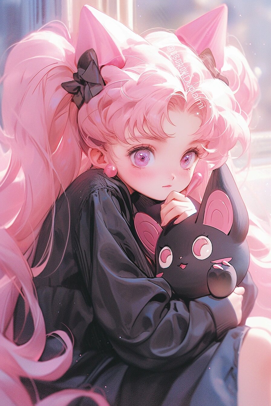 治愈系头像可爱猫咪小小兔猫耳美少女漫画