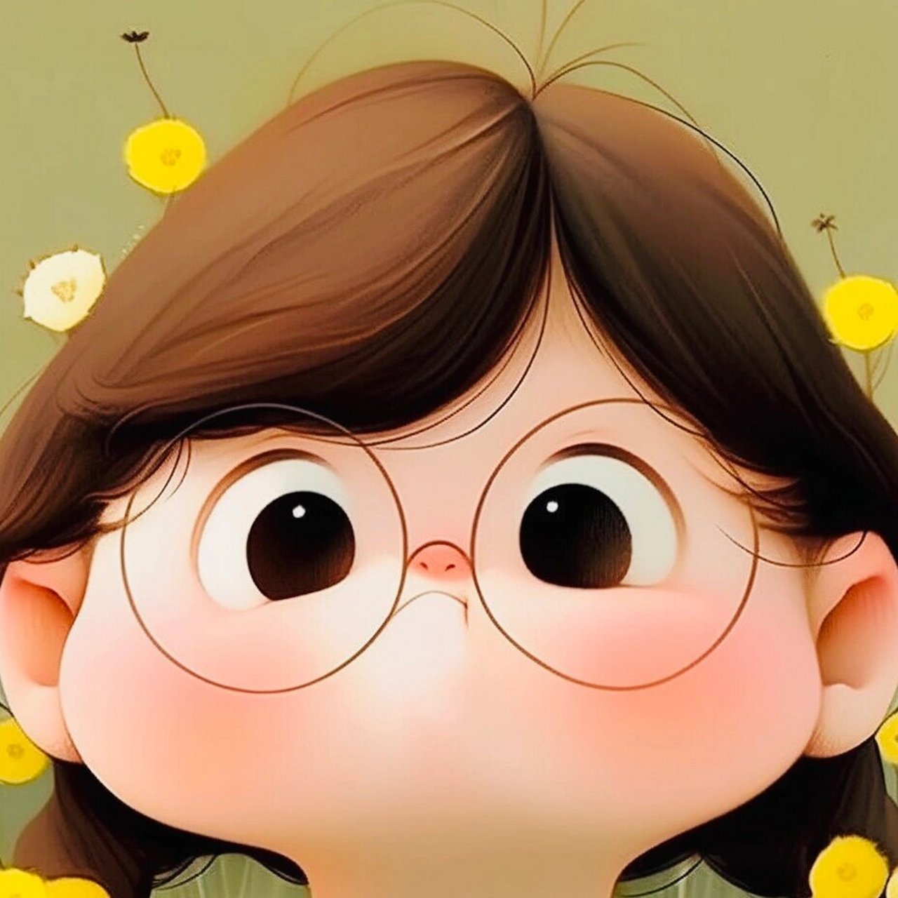 微胖圆脸小美女专属头像709915 圆脸女生都是可可爱爱的吧~ 做