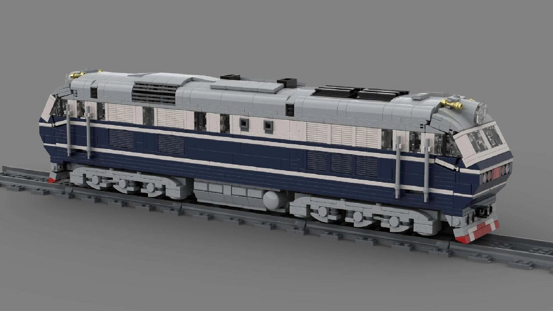 【乐高式积木火车】东风11型内燃机车 大03太威风了!