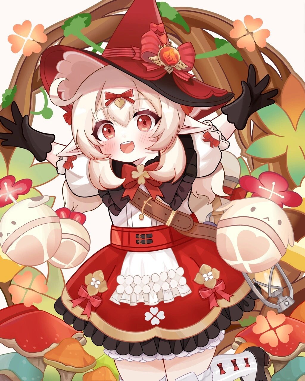 可莉壁纸系列(十九) 今天没有接到可莉的电话,其他人也没有,呜呜呜