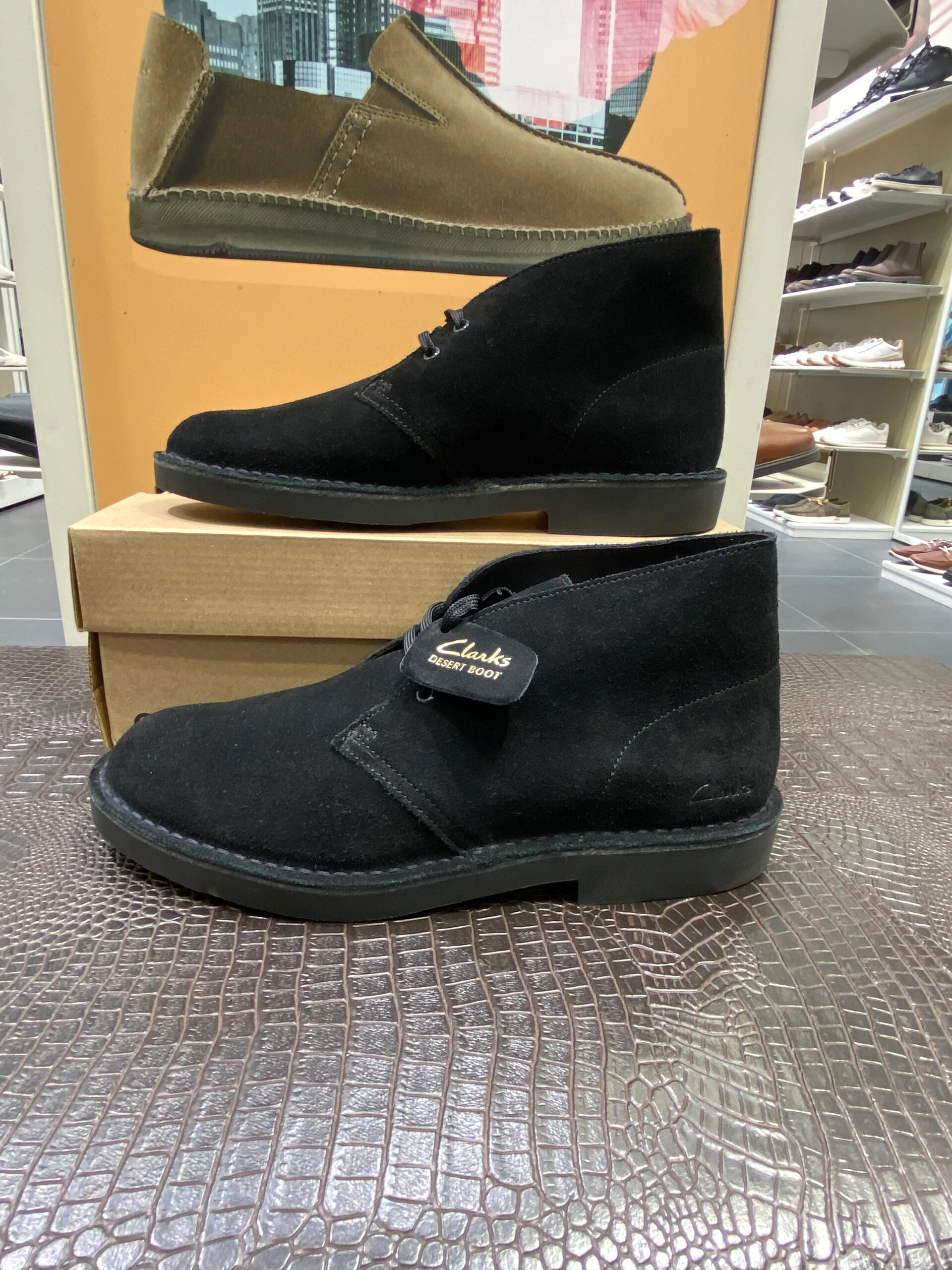 clarks其乐男士经典沙漠靴到店