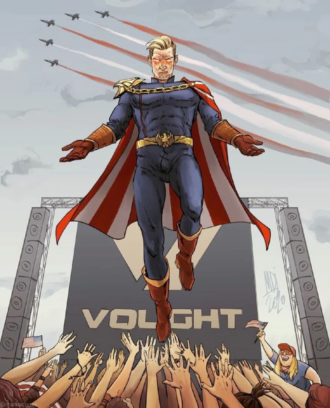 明星# #漫画# #黑袍纠察队# #美剧