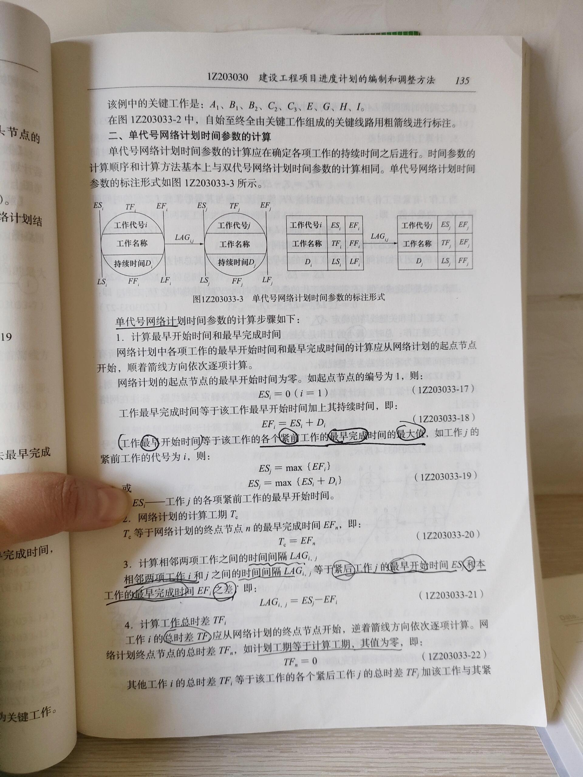 总时差和自由时差图片