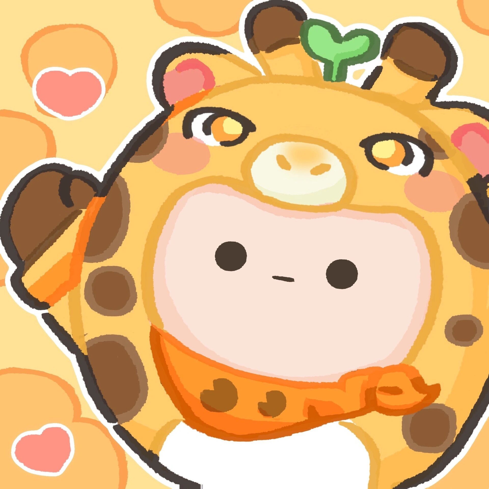 蛋仔派对头像/长颈鹿木木