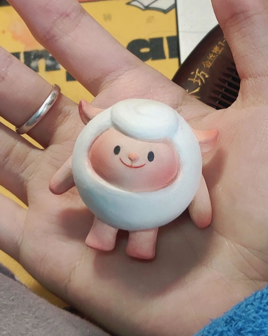 哈哈哈开玩笑啦,石塑粘土客单展示,蛋仔派对小羊