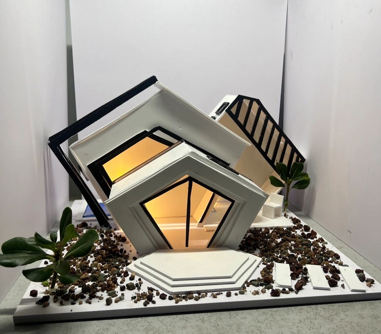 立体构成之体块 立体构成真的是个细致活,说实话真的好磨人 但是每次