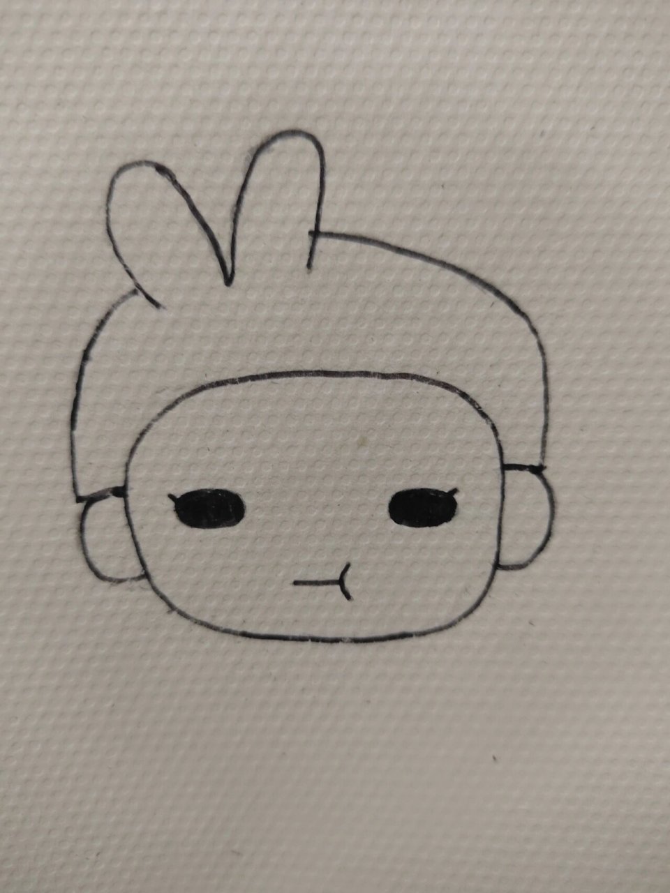 简笔画起床的女孩