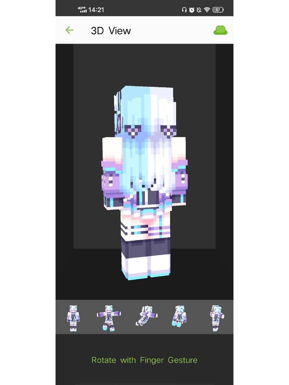 【mc皮肤】偶像歌姬95 超酷的打歌服!