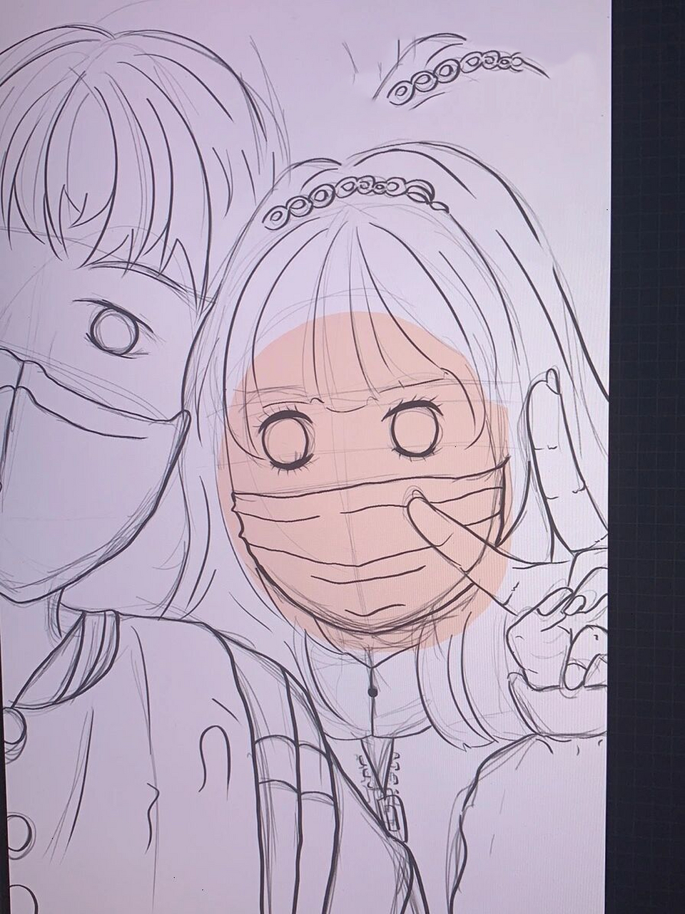 画世界pro怎么上色哇 画手小白,板绘刚接触,怎么样上色才会不涂到线