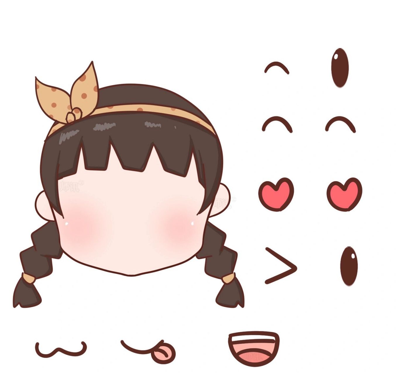 幼儿园环创 认识五官表情贴 五官认知表情贴,适合各年龄段幼儿