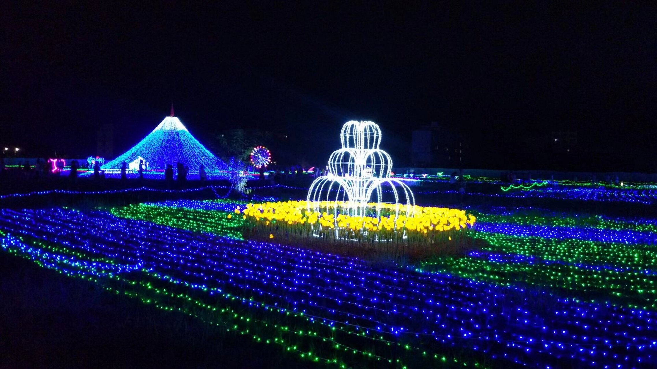 创意设计景区灯光造型效果图灯光装饰风格 景区布景灯光节活动道具