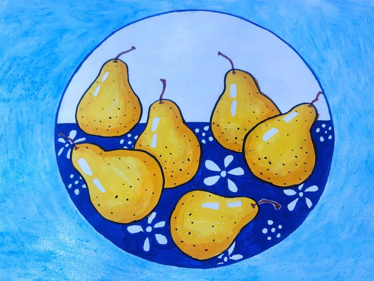 儿童画《秋梨》课件