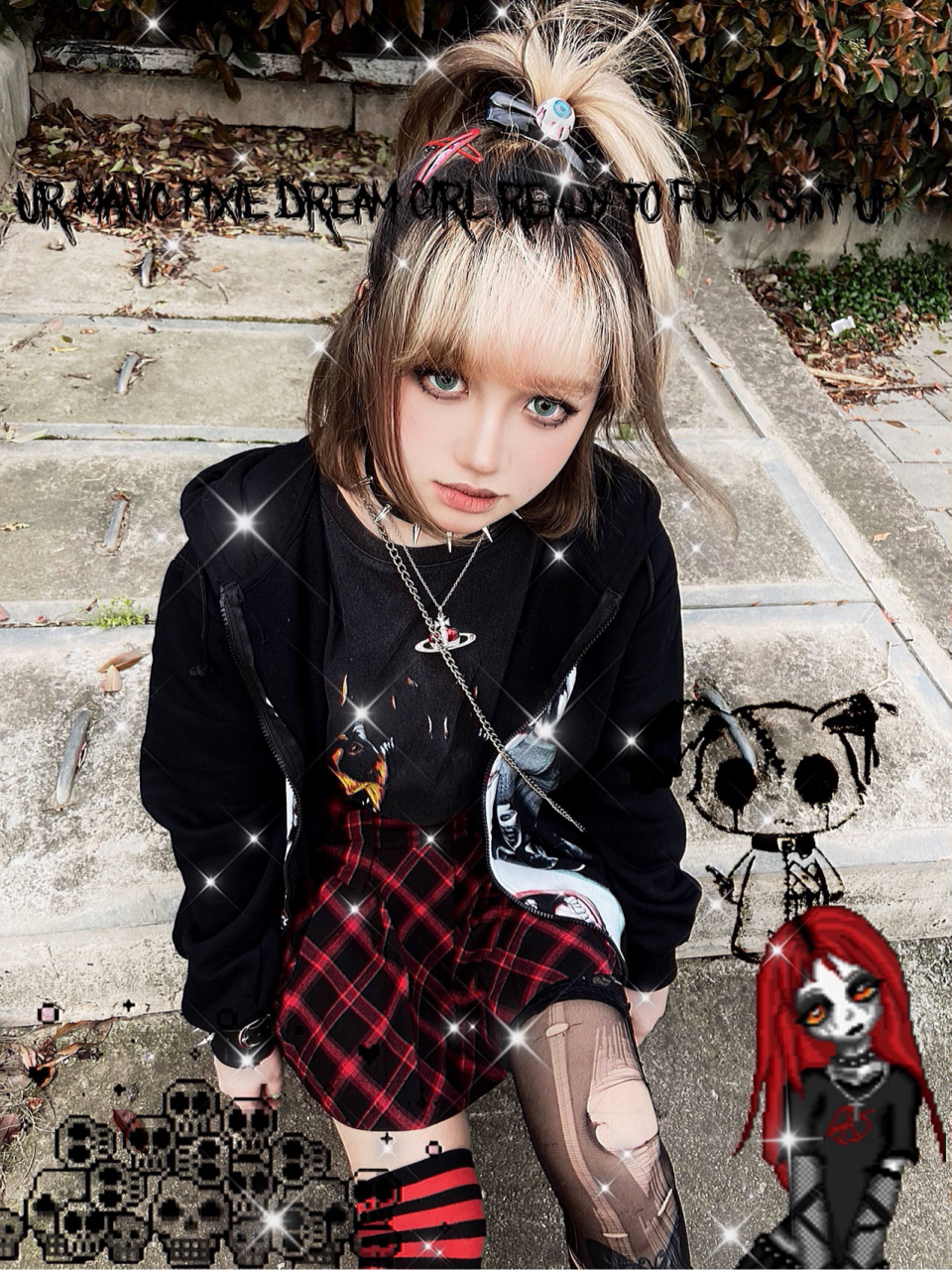 73非主流还是朋克?73 最后一张照片我真的非到自己了哈哈哈哈哈哈