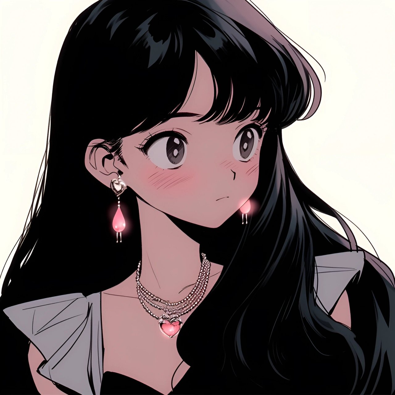 复古少女头像 #女生头像# #旧漫头像# #midjourney# #少女头像# #微信