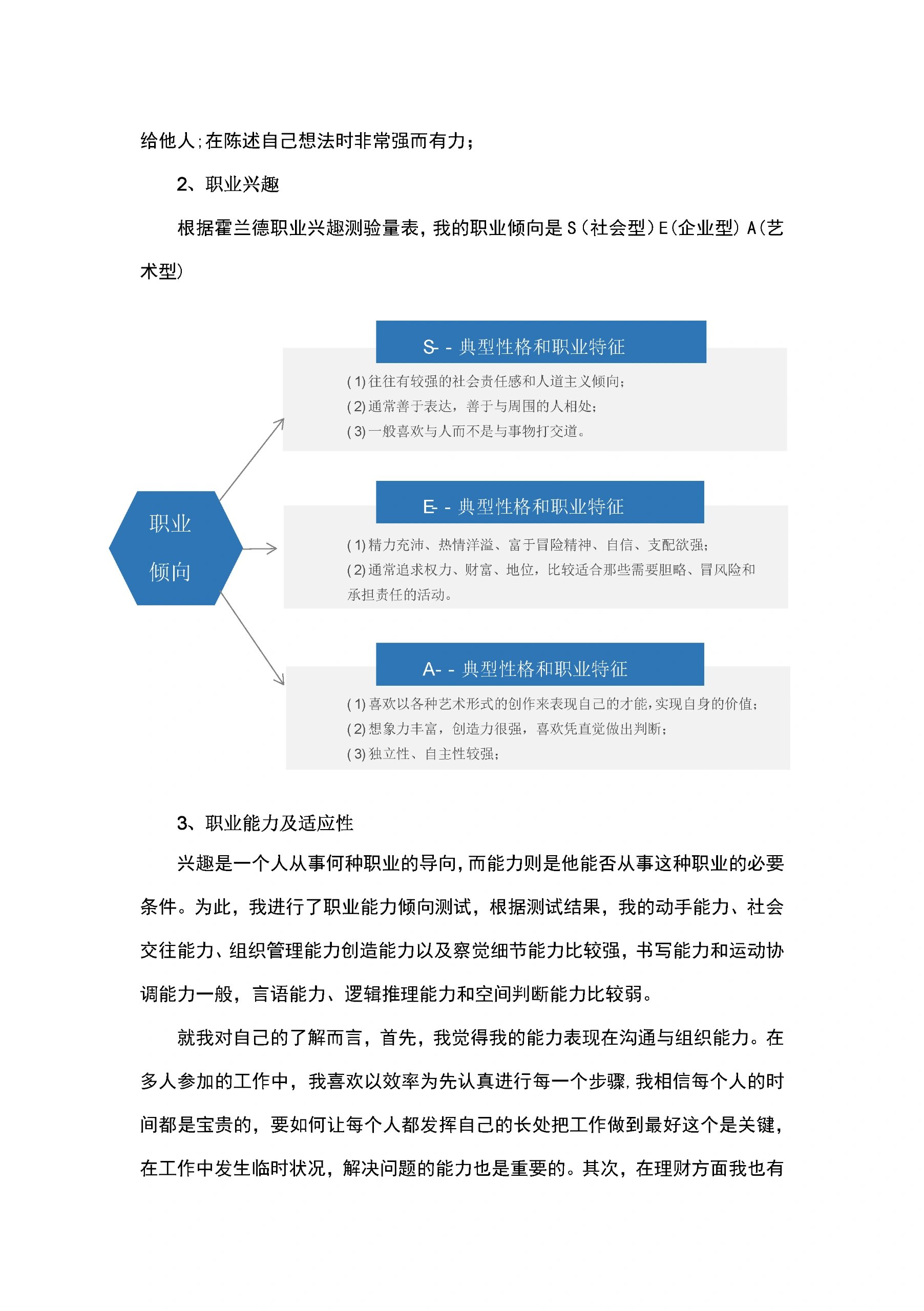 大学生职业生涯规划书 前言 自我认识 环境分析职业分析职业目标