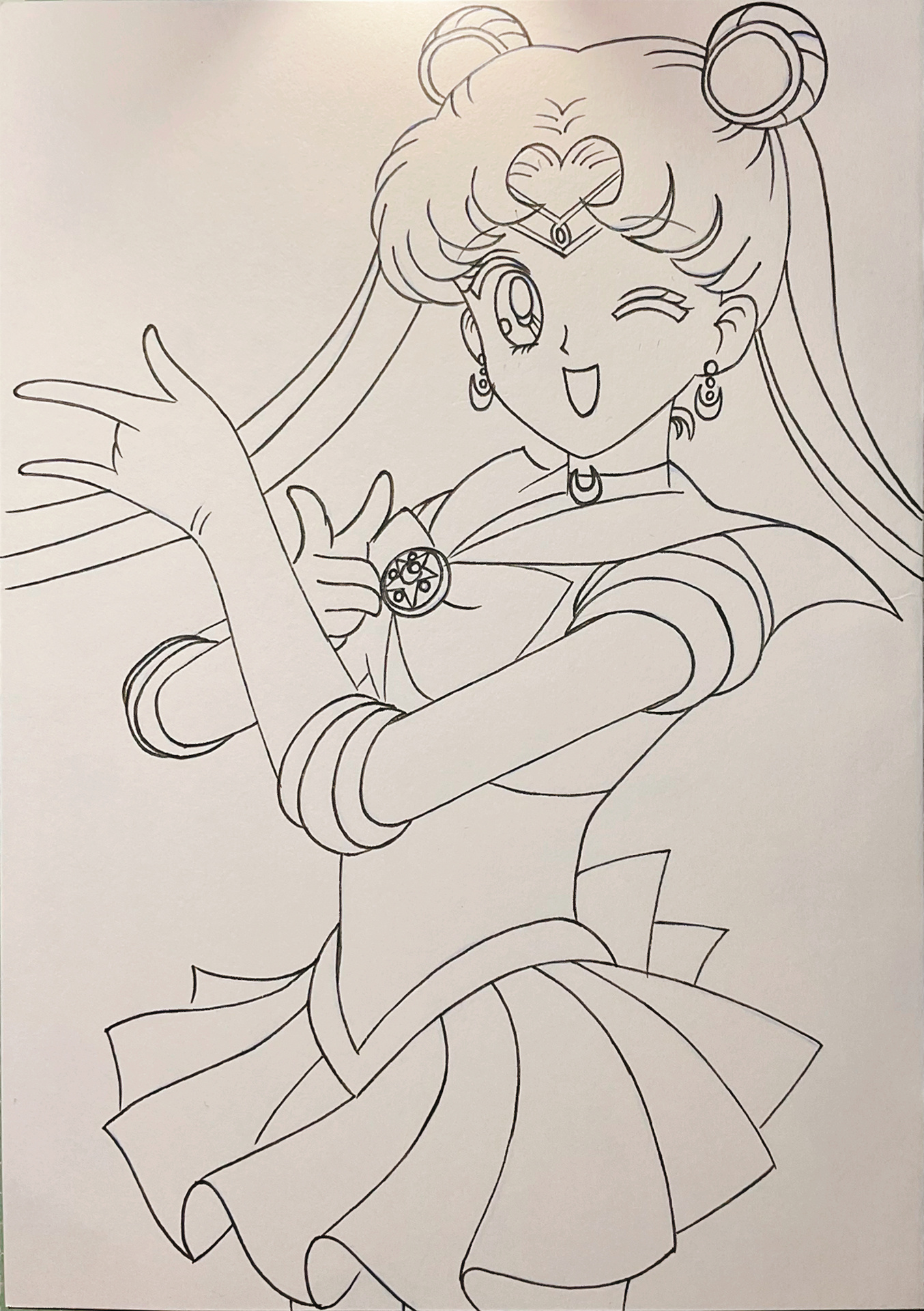 美少女战士 水冰月|马克笔手绘