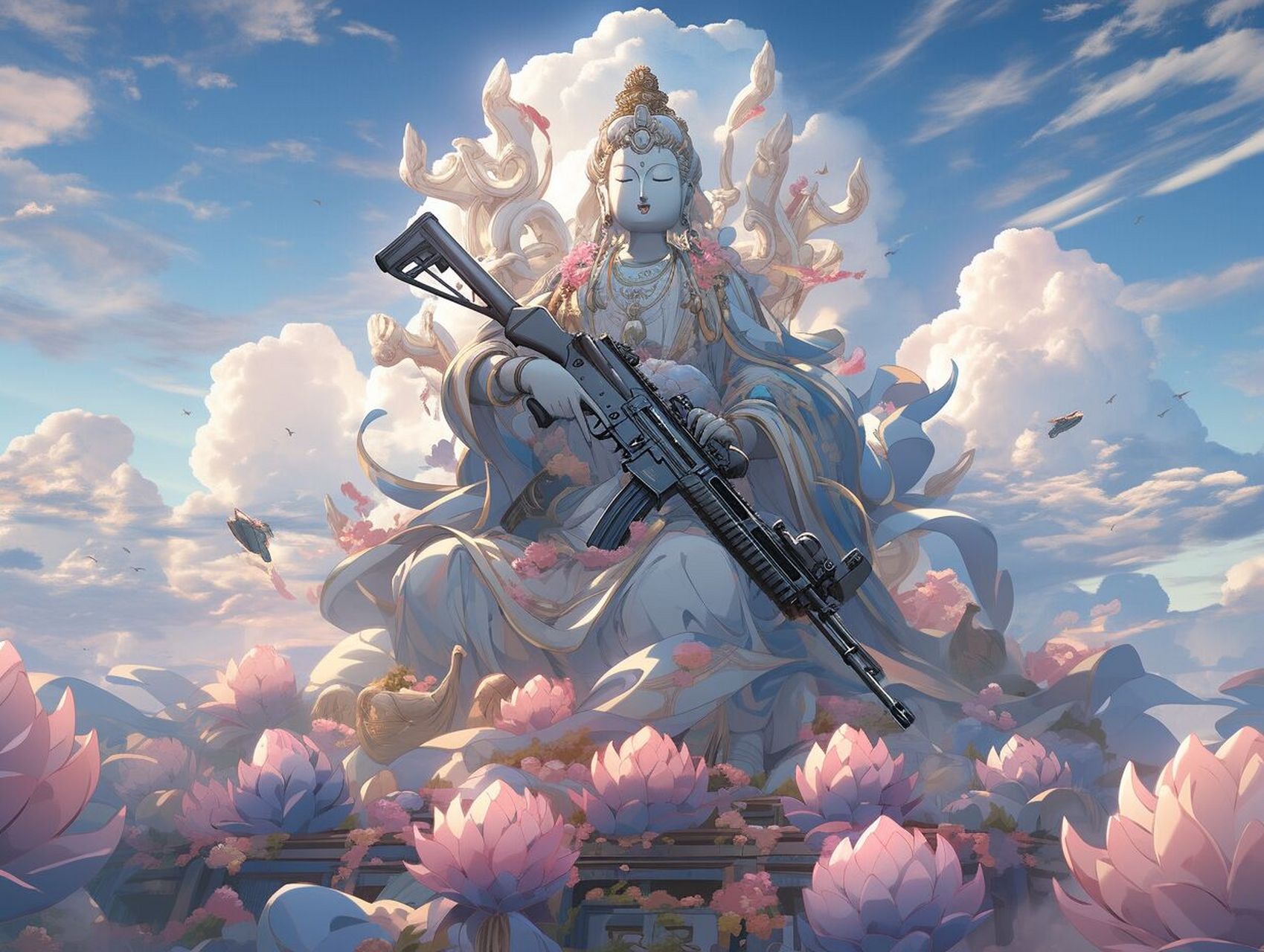 太酷啦hhhhhh 南无加特林菩萨,六根清净贫铀弹,一息三千六百转,大慈