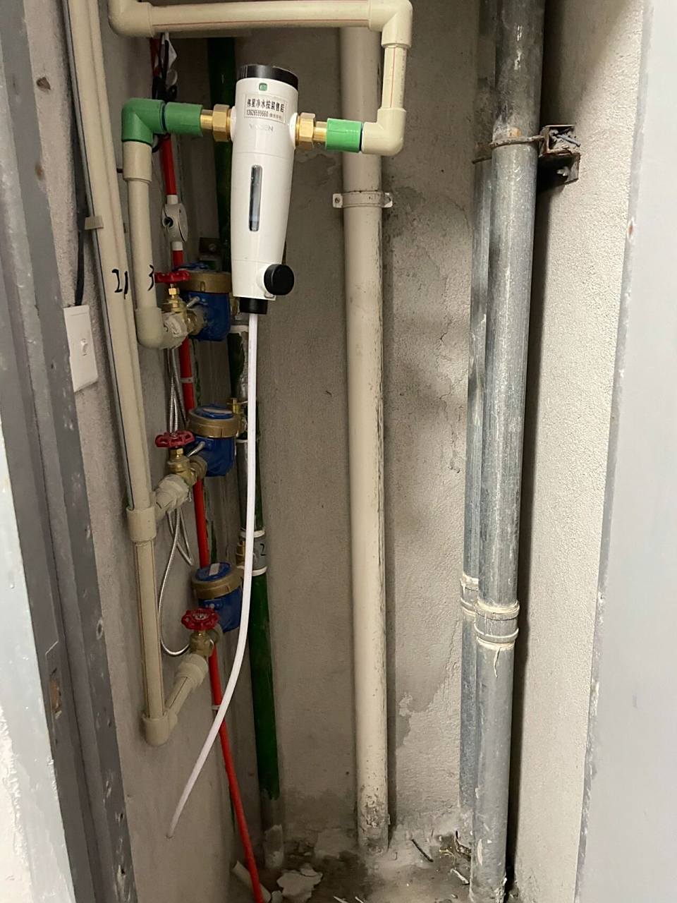 伟星前置过滤器 装修期间伟星工作人员来测水压的时候推荐了这个前置