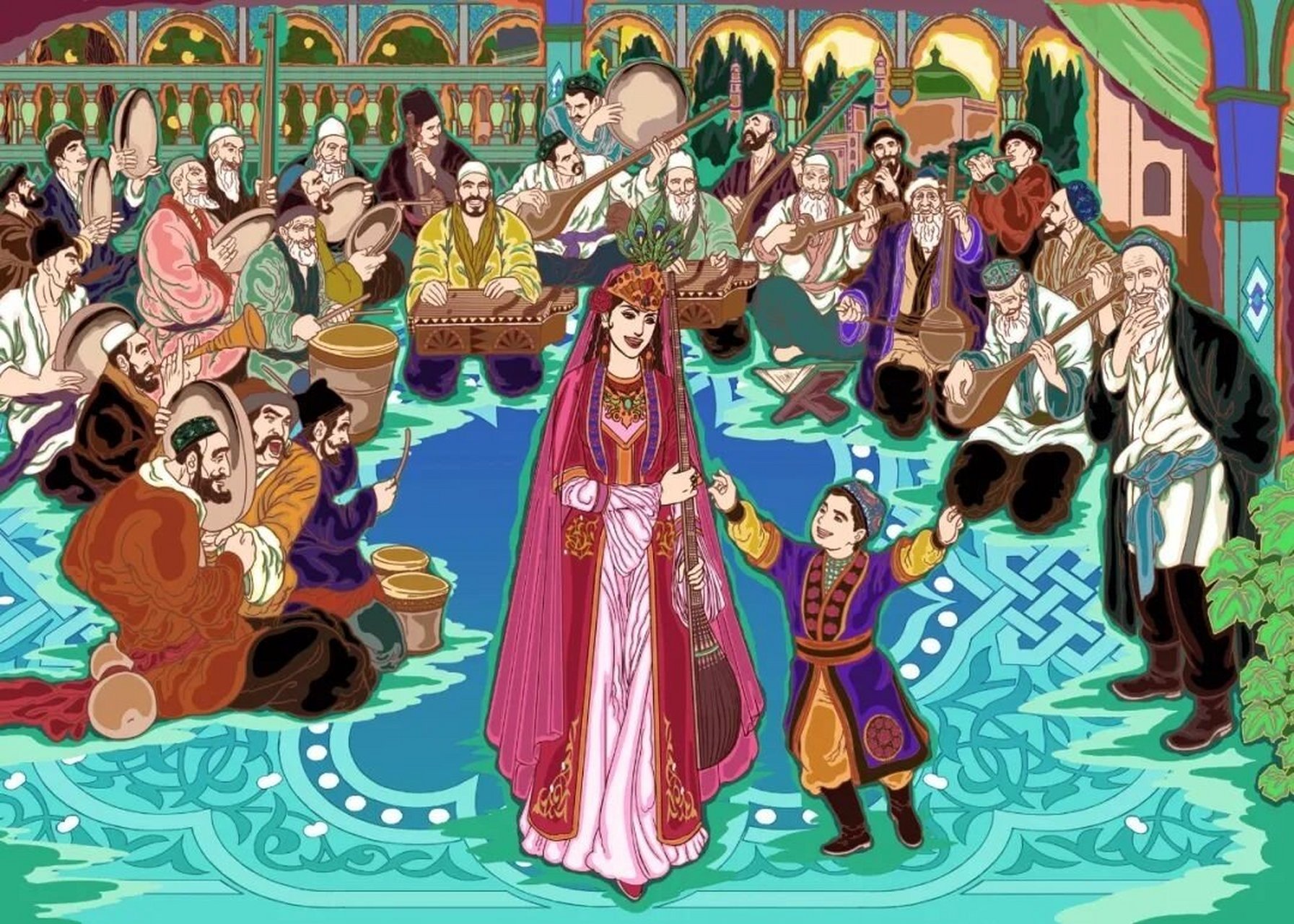 新疆十二木卡姆 民艺||十二木卡姆 维吾尔十二木卡姆的每一个木卡姆均