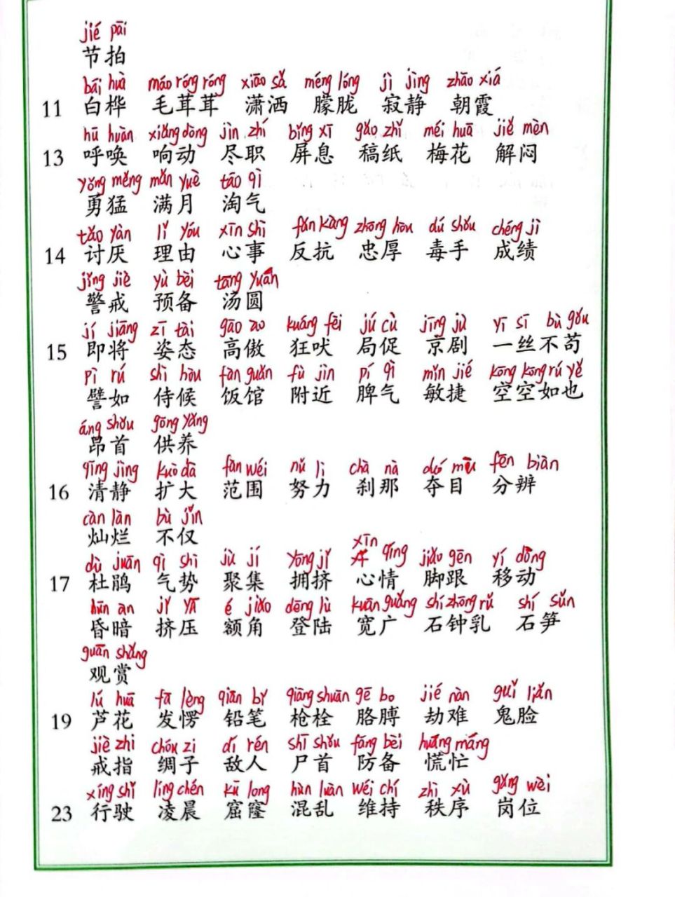 四年级语文下册词语表注拼音 开学啦7015#小学语文怎么学# #小学