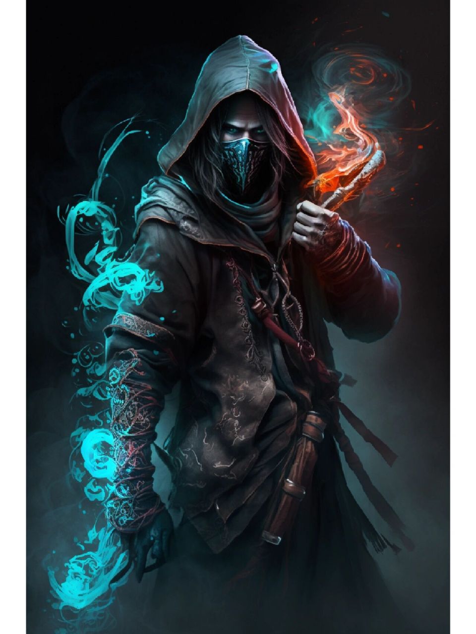 霸气个性神秘人头像素材 需要原图联系我,不可商用