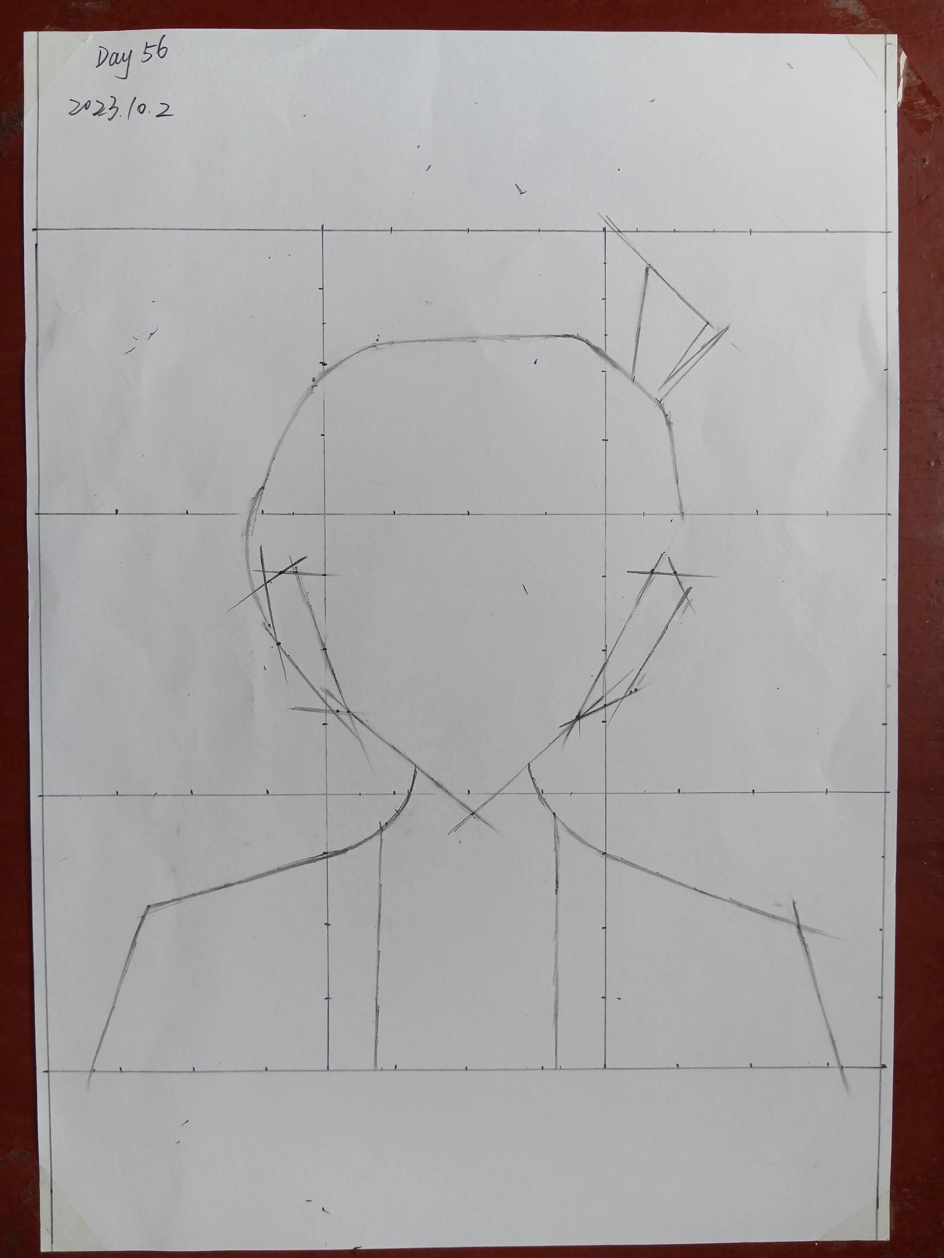 零基础学画画 漫画56 工藤新一(附过程图) 感觉在集邮,画了小可爱时期