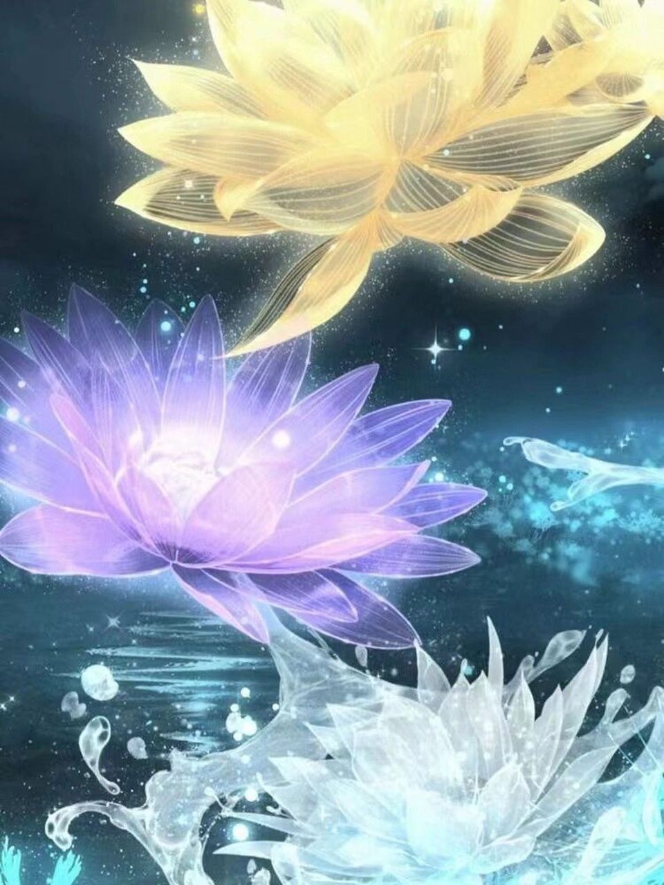 祝福祈愿|河灯莲花灯印花图案设计🪷  放河灯(也常写为放"荷灯"),是