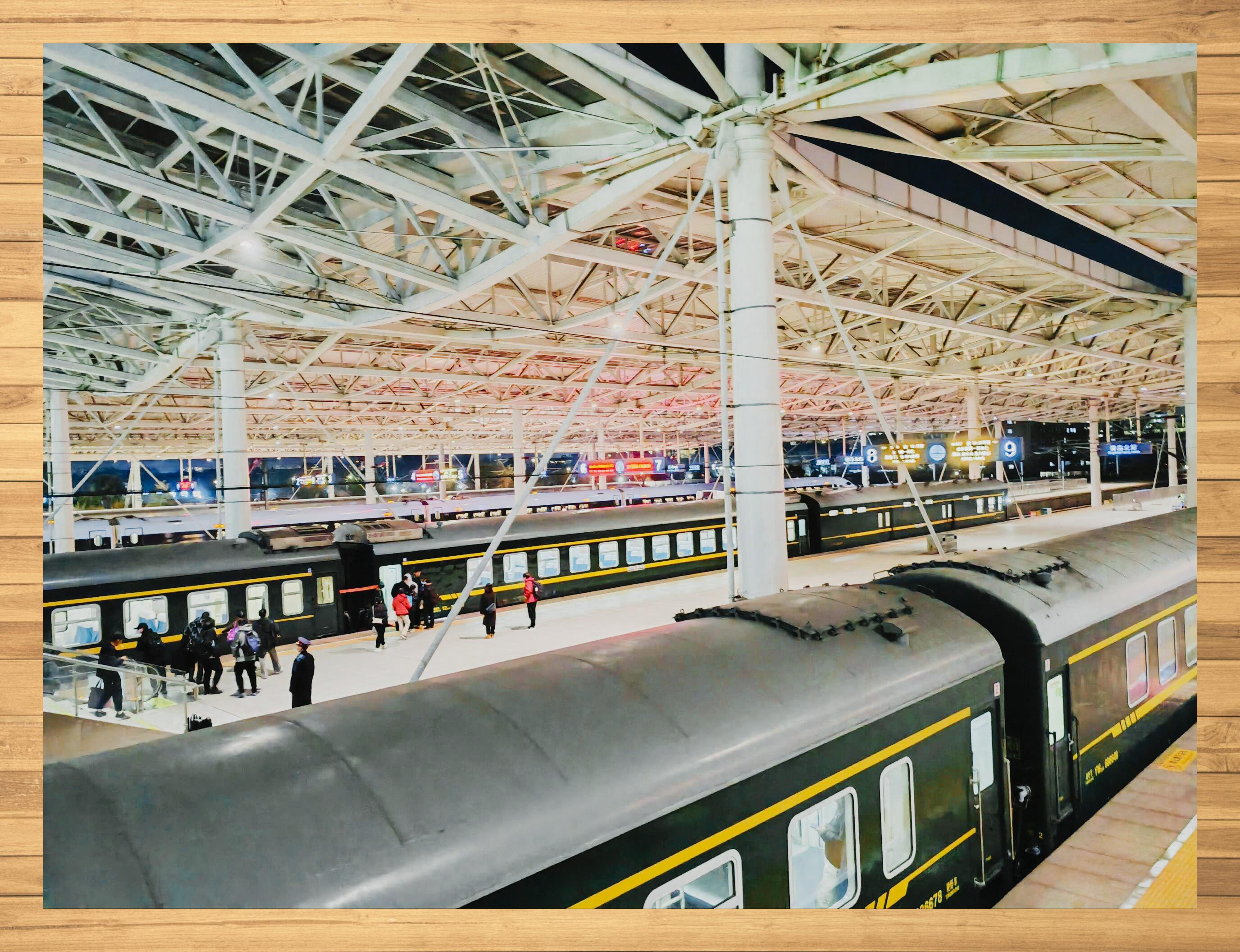 绿皮车k882青岛北至太原慢旅体验