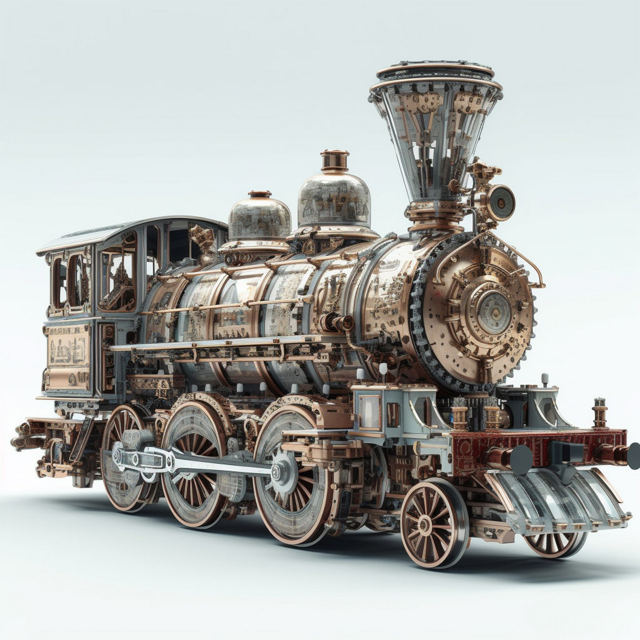 midjourney | 乐高火车系列 一下字就回到了蒸汽时代06 	 0202