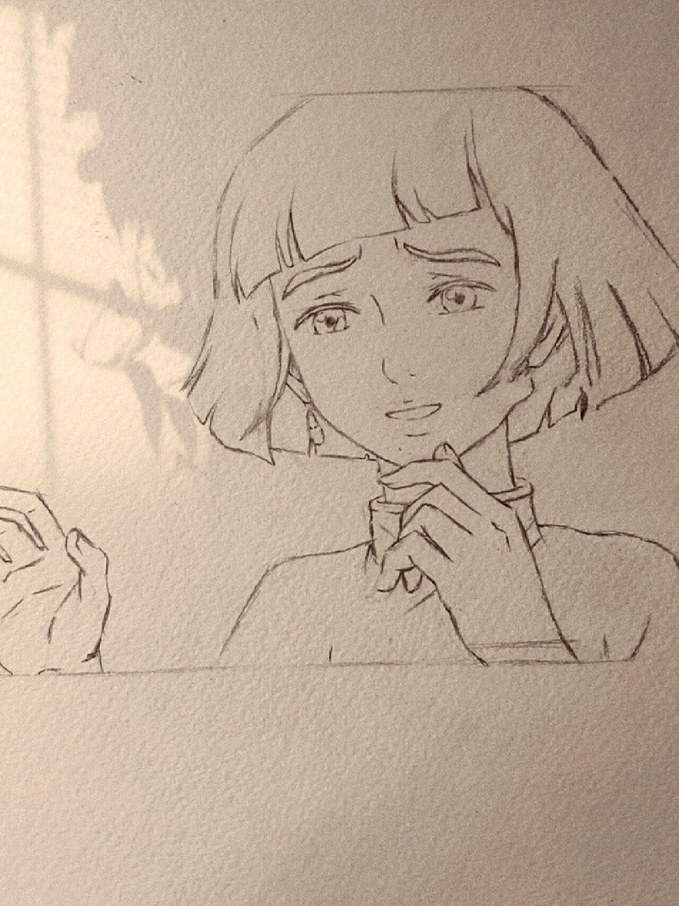 《大鱼海棠》椿 练习 这次画的差点相似度啊,就这样吧,细节方面也懒得