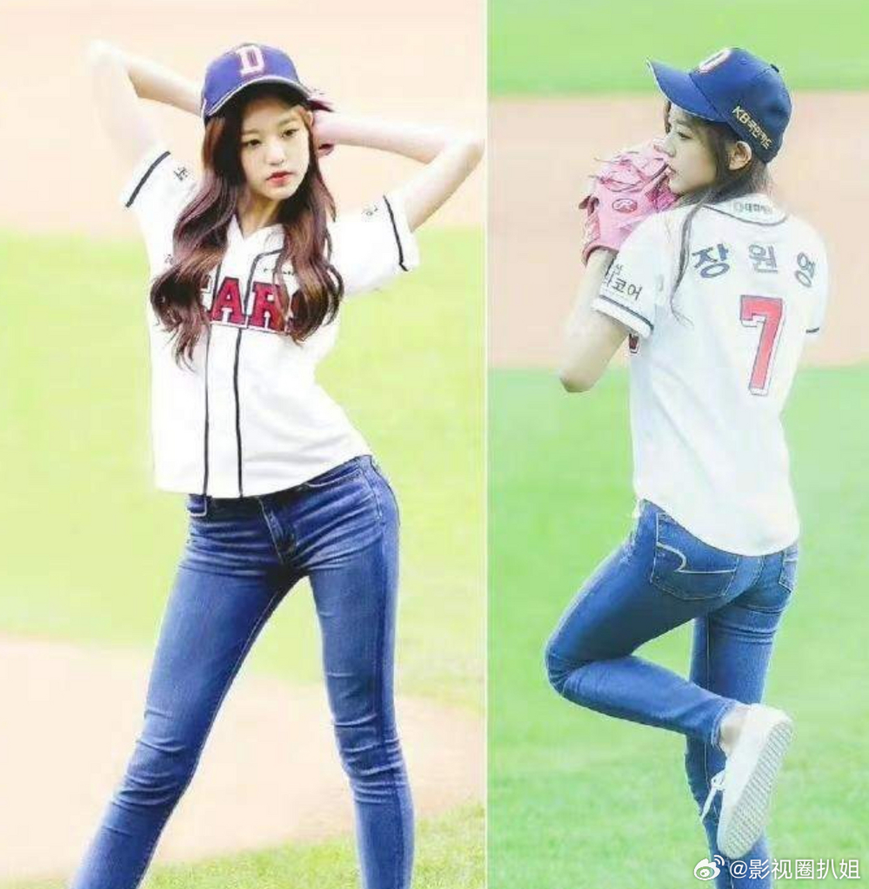 张元英的打棒球姿势在14岁和18岁时几乎没有什么变化?04