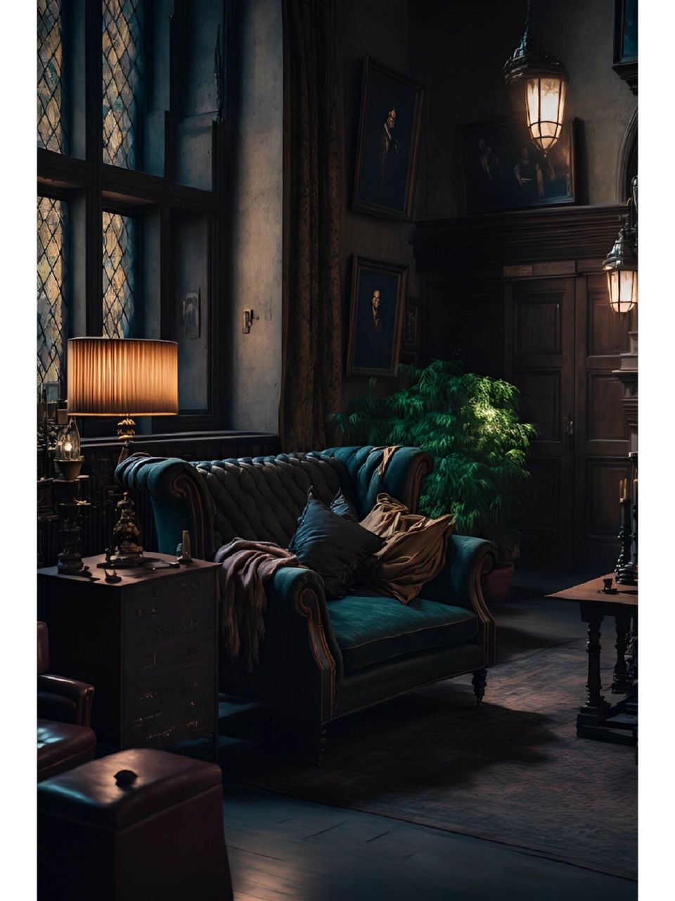 哈利波特实景——【斯莱特林公共休息室】 斯莱特林公共休息室手机