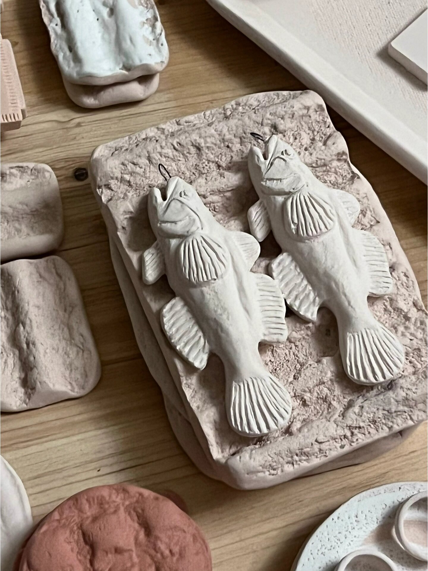 手捏陶艺|想来条什么口味儿的泥巴鱼95?