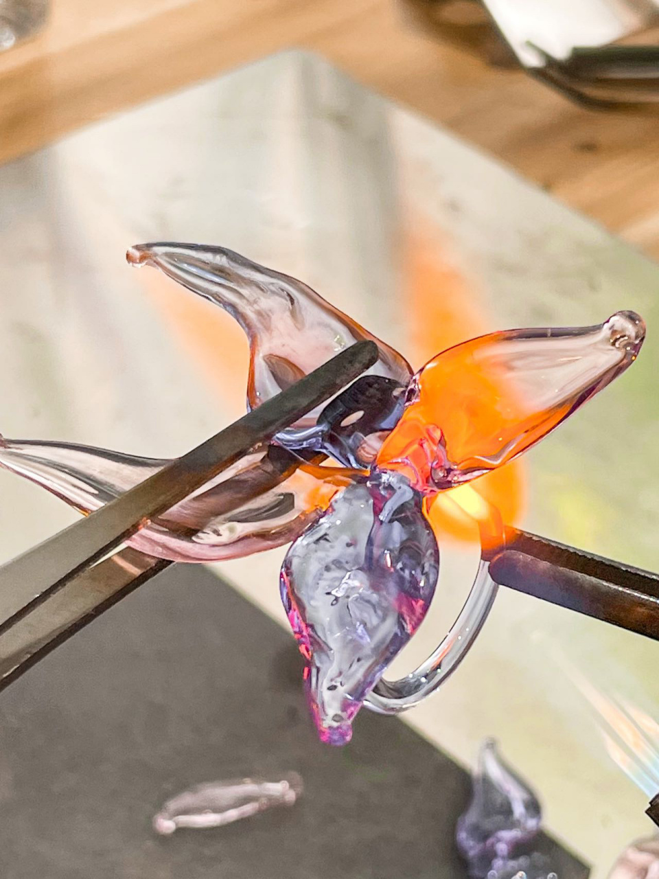 心心念好久的烧玻璃diy,想做个自己的戒指体验的过程真的巨巨巨好玩!