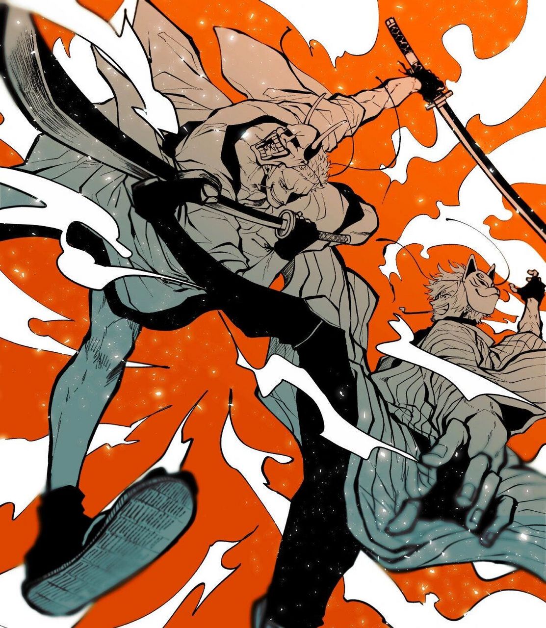 壁纸|一些海贼王的壁纸(山治和索隆)    私信77帖子拿图哈,这样我才