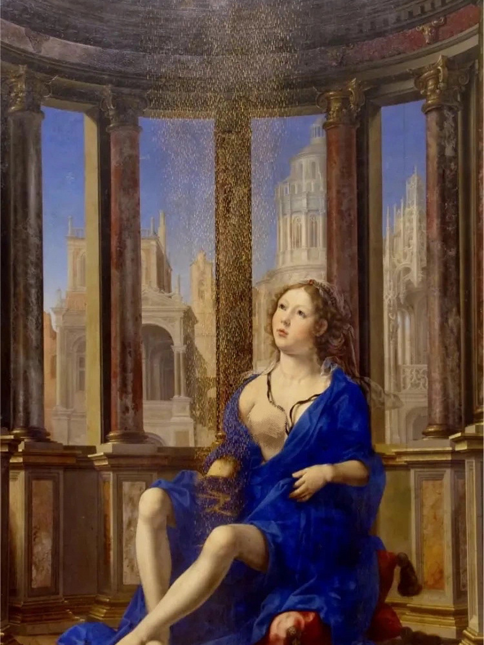 今天你看画了吗|达娜厄—戈沙尔持 96 作品画取材于希腊神话.