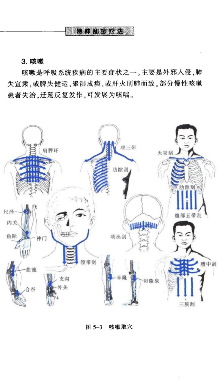 刮痧图解图片