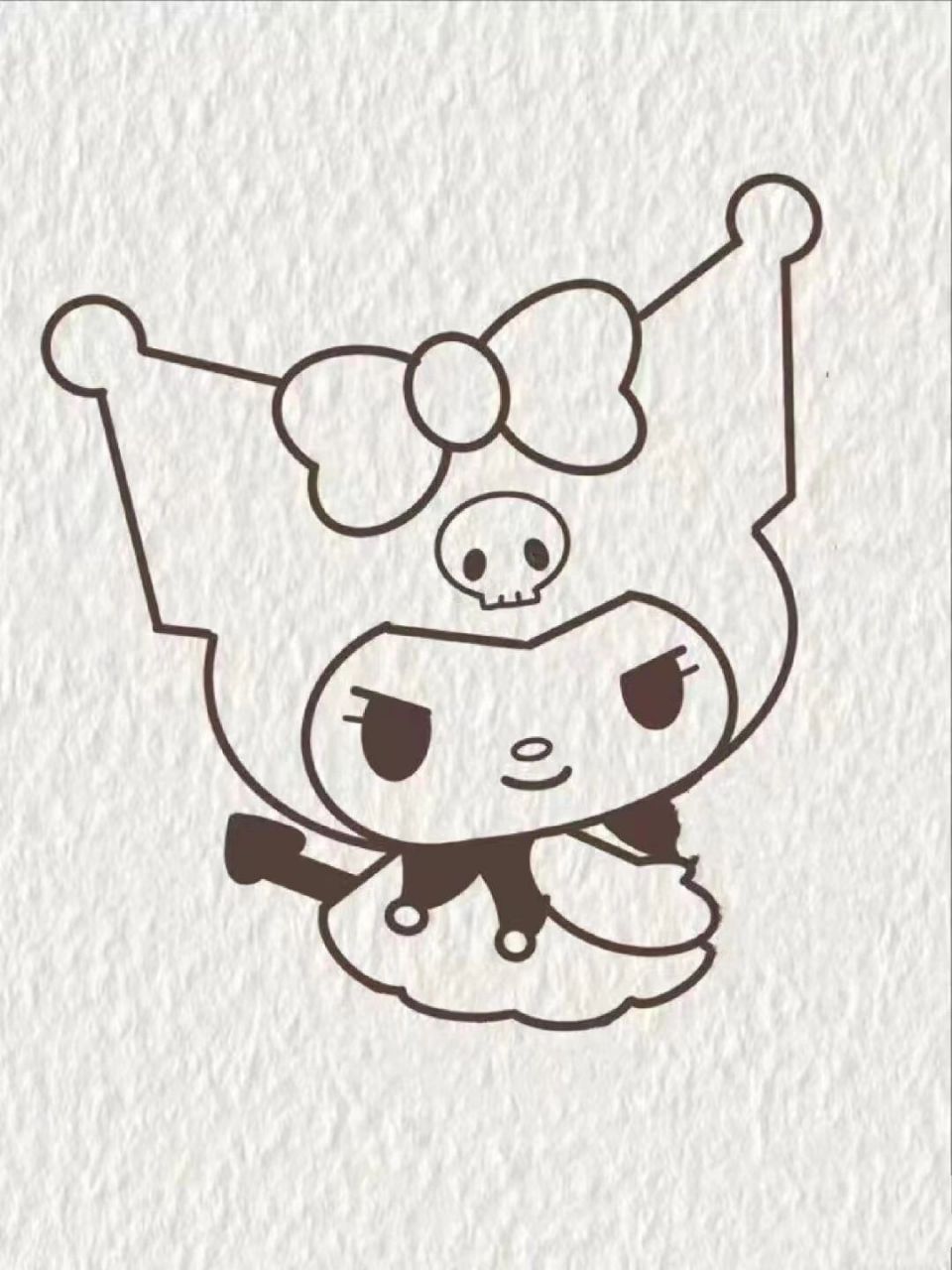 超可爱简笔画 库洛米