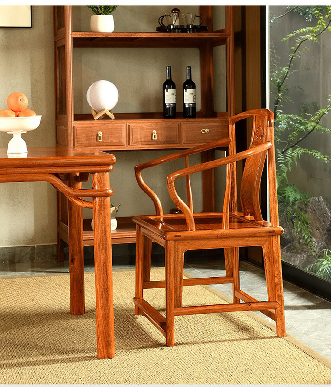 缅甸花梨木茶桌