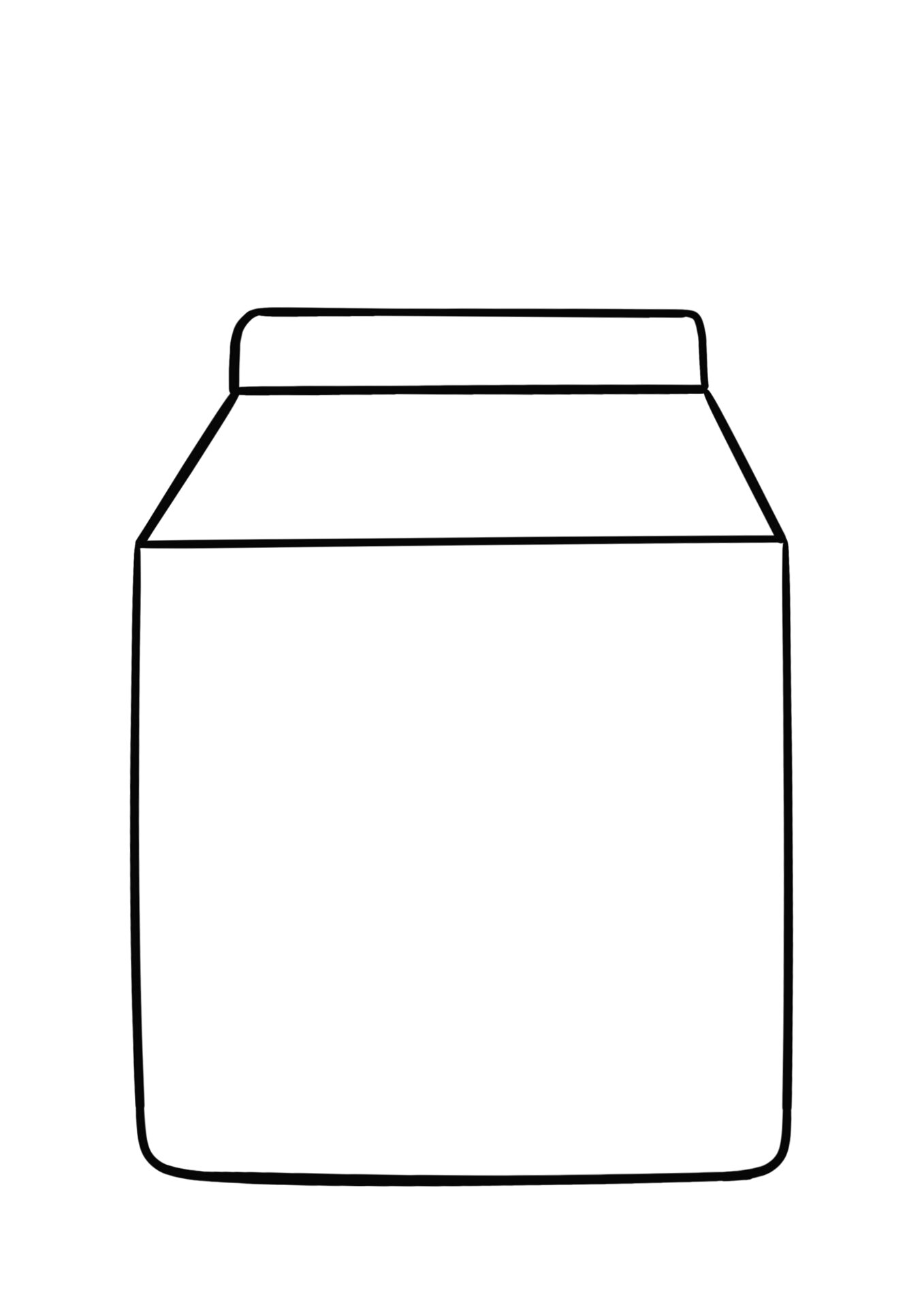 简笔画教程分享 牛奶