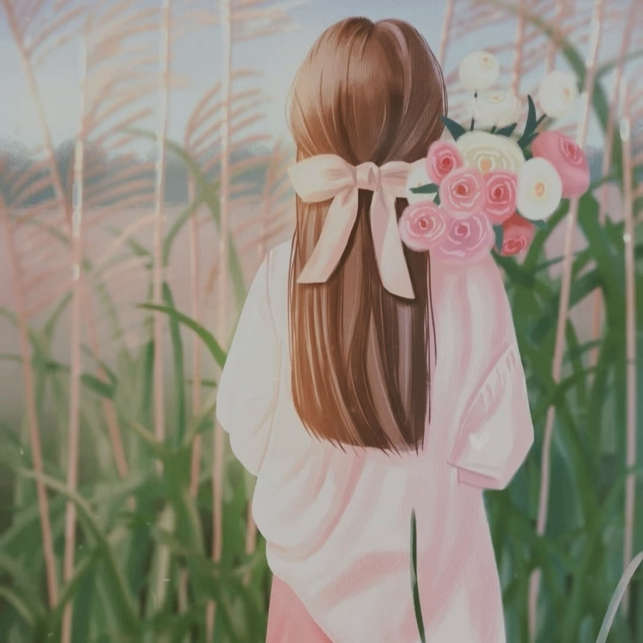 女生背影头像 更新一组美美哒背影