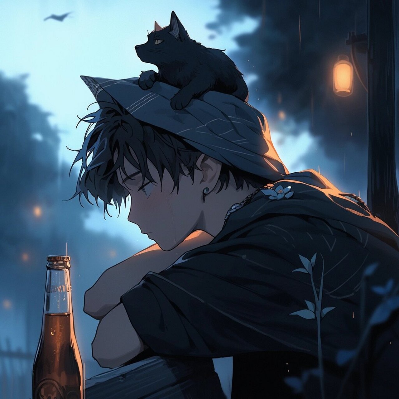 孤独感爆棚的男生头像