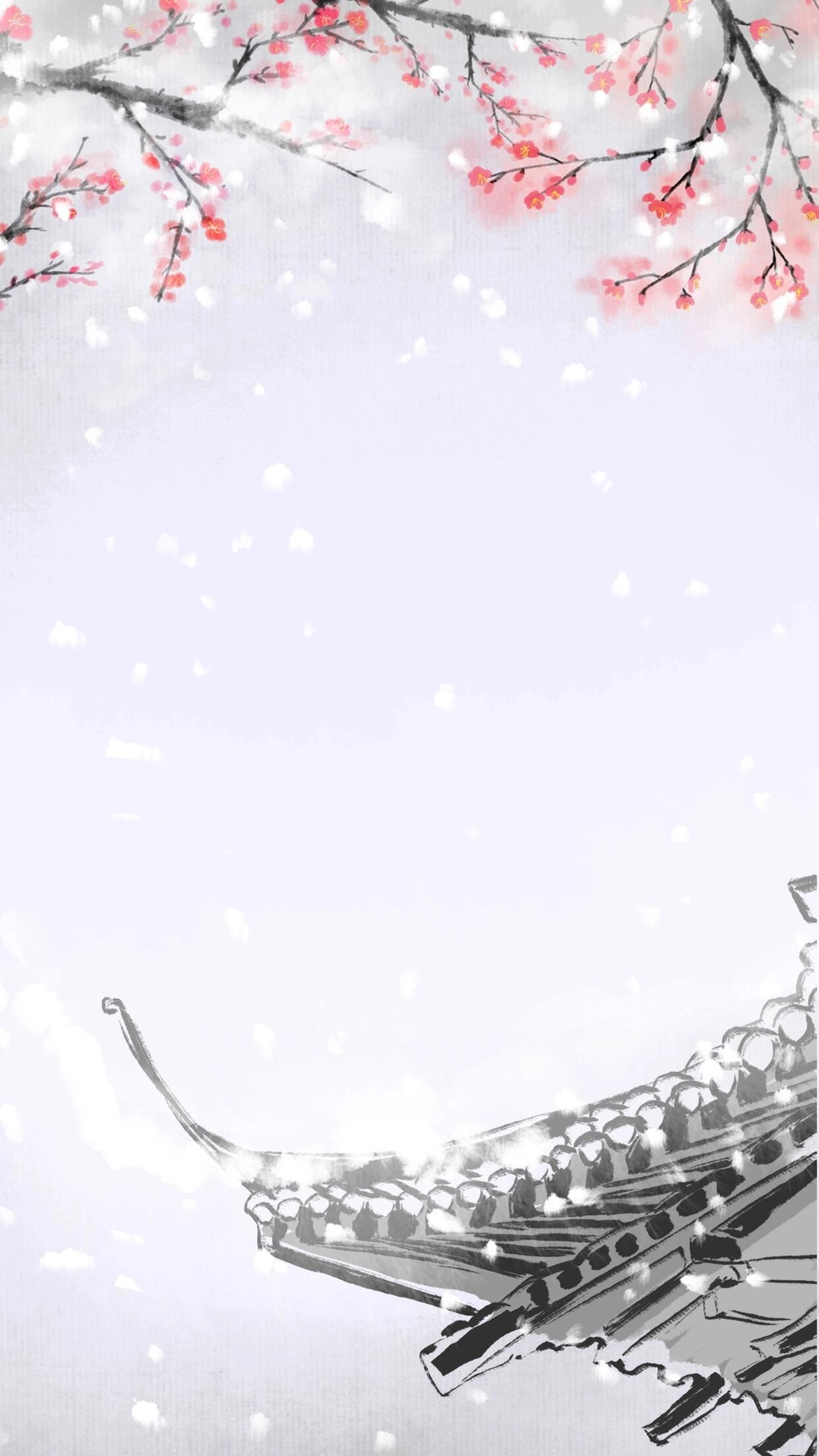 91超美小雪简约国风节气海报背景图片素材来 07哈喽,伙伴们 96