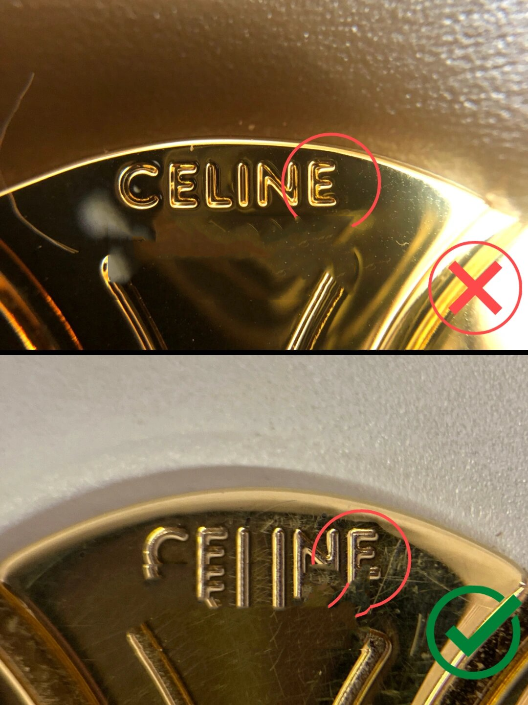 celine鉴定图片