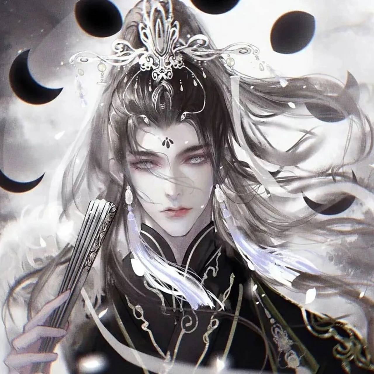 男生头像    古风头像 长发男生 也可以这么美,确实有点逆天.