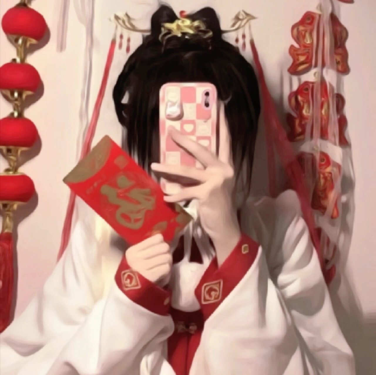 推荐新年女头像真人