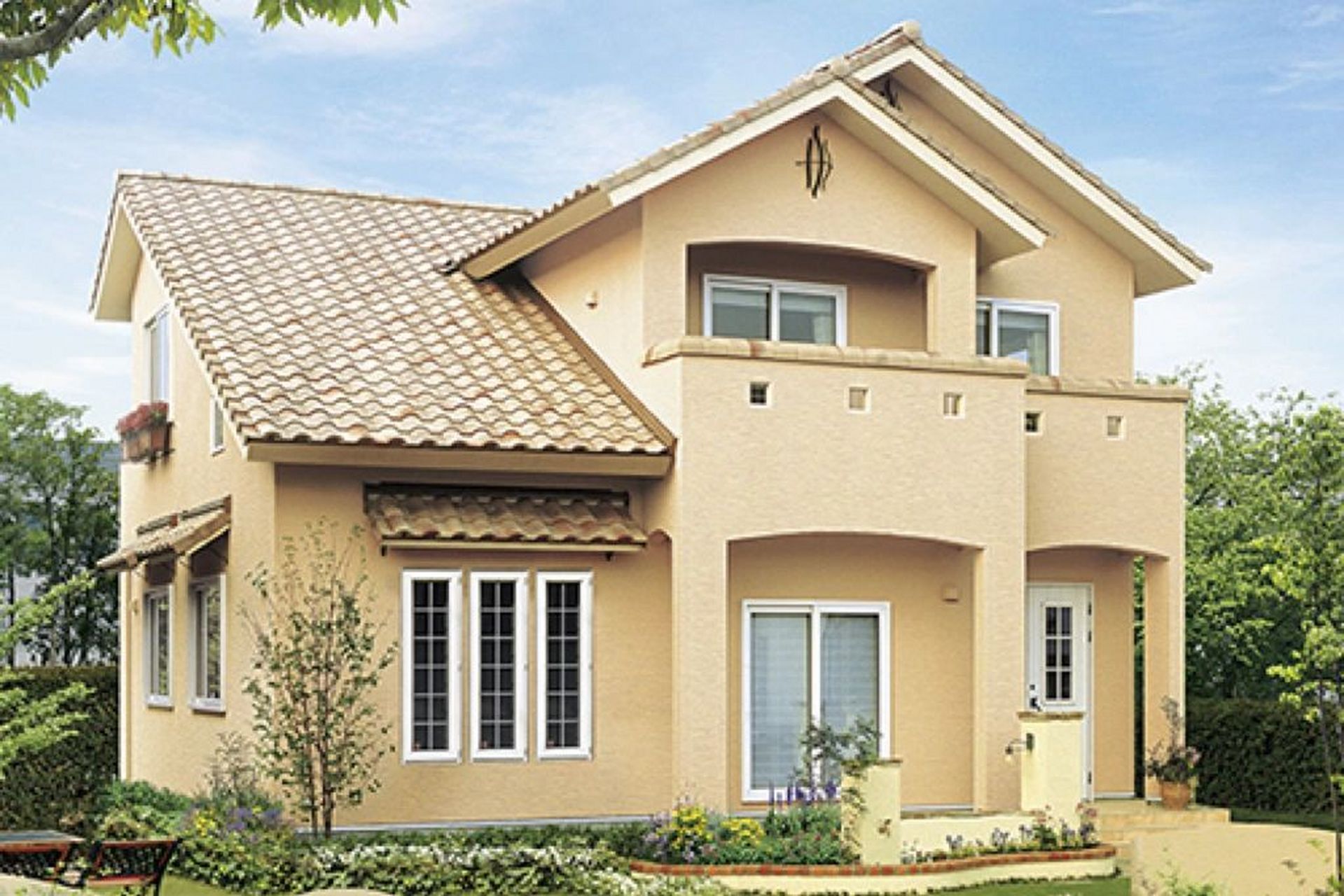 让人心动的九款二层坡屋顶乡村自建小房子