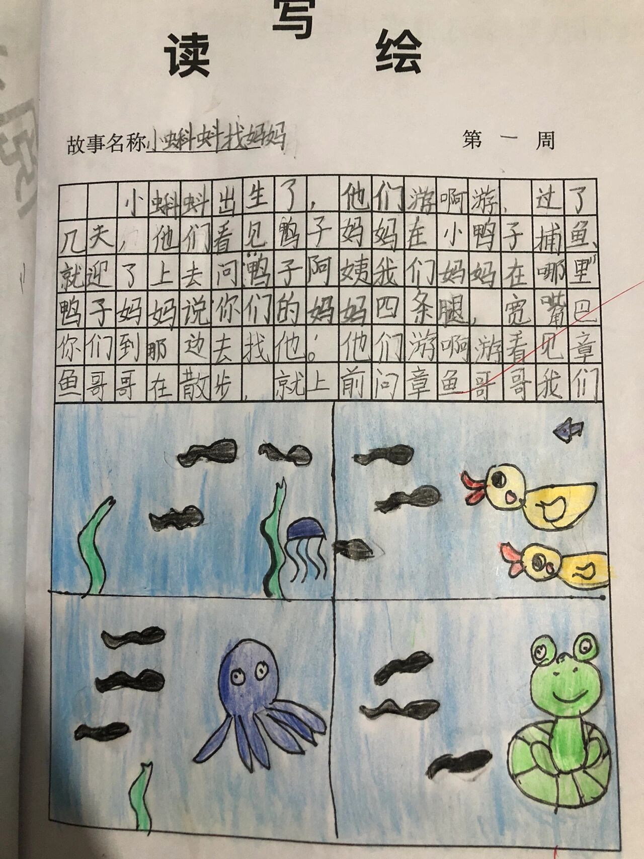 二年级读写绘大全作品图片