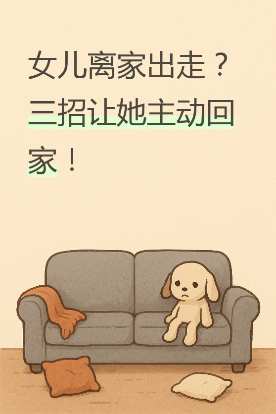 最近收到了一个私信,一位妈妈哭着说女儿离家出走了,不知道该怎么办